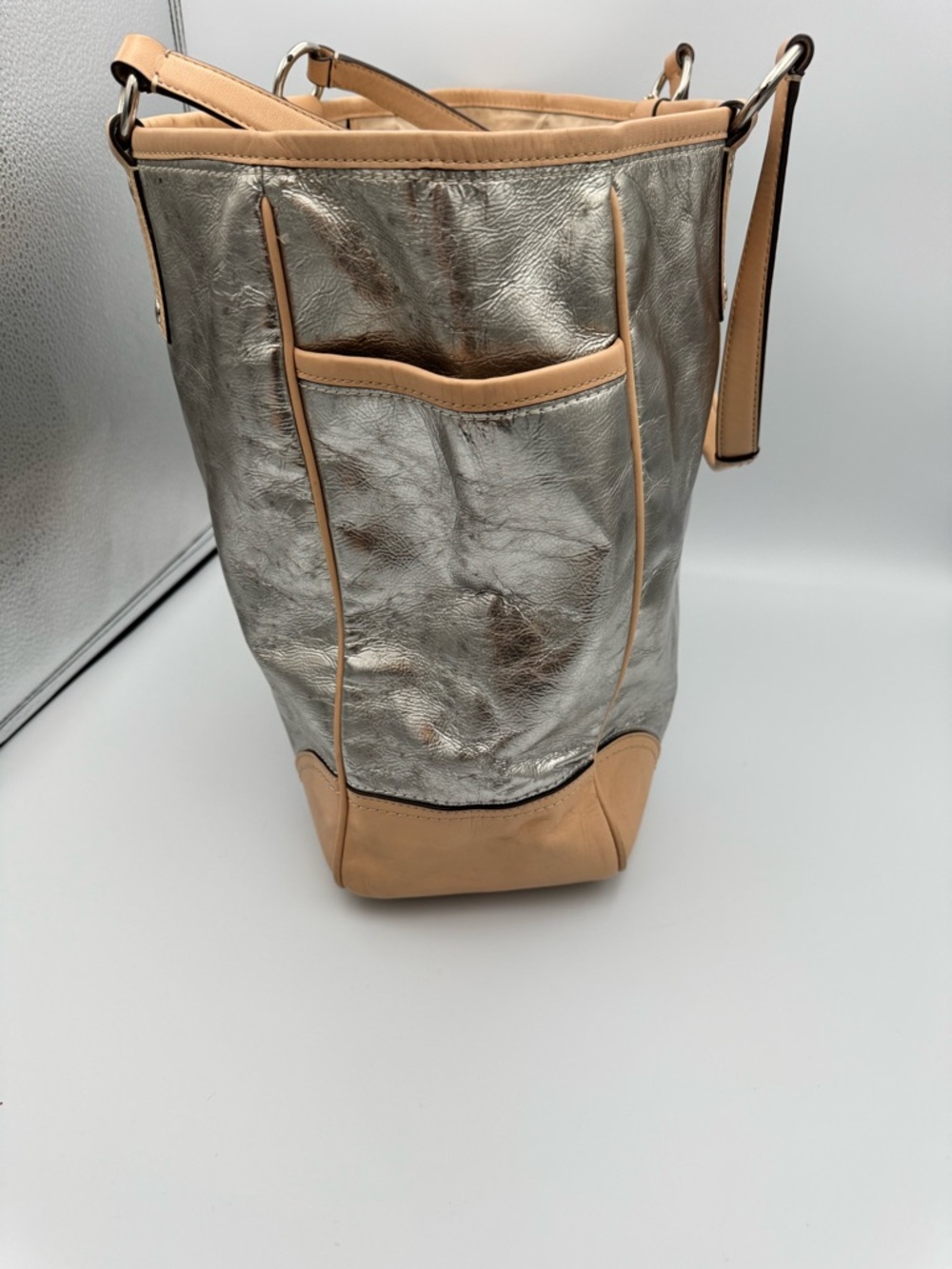 Coach (2013) Metro Metallic Tote - Picture 5 of 10